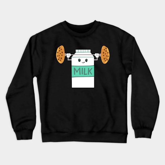 Milk Lifts Cookies Crewneck Sweatshirt by maxdax